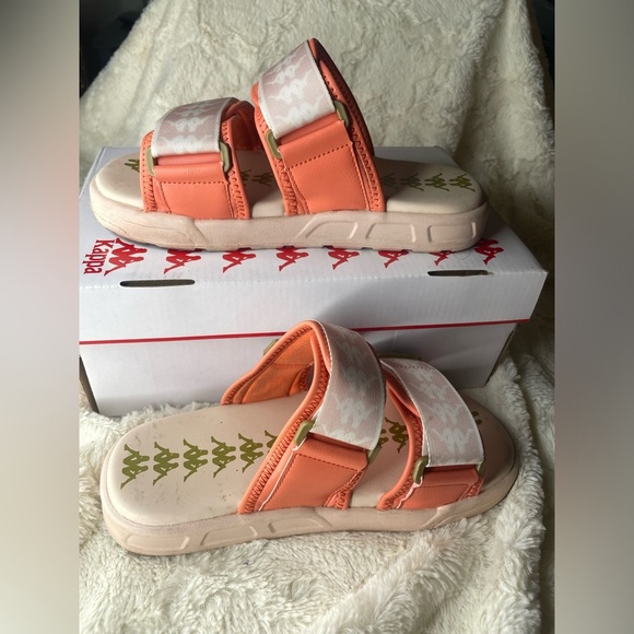 KAPPA BANDA ASTER 2 adjustable, slides, pink/coral SIZE 7 - Picture 1 of 9